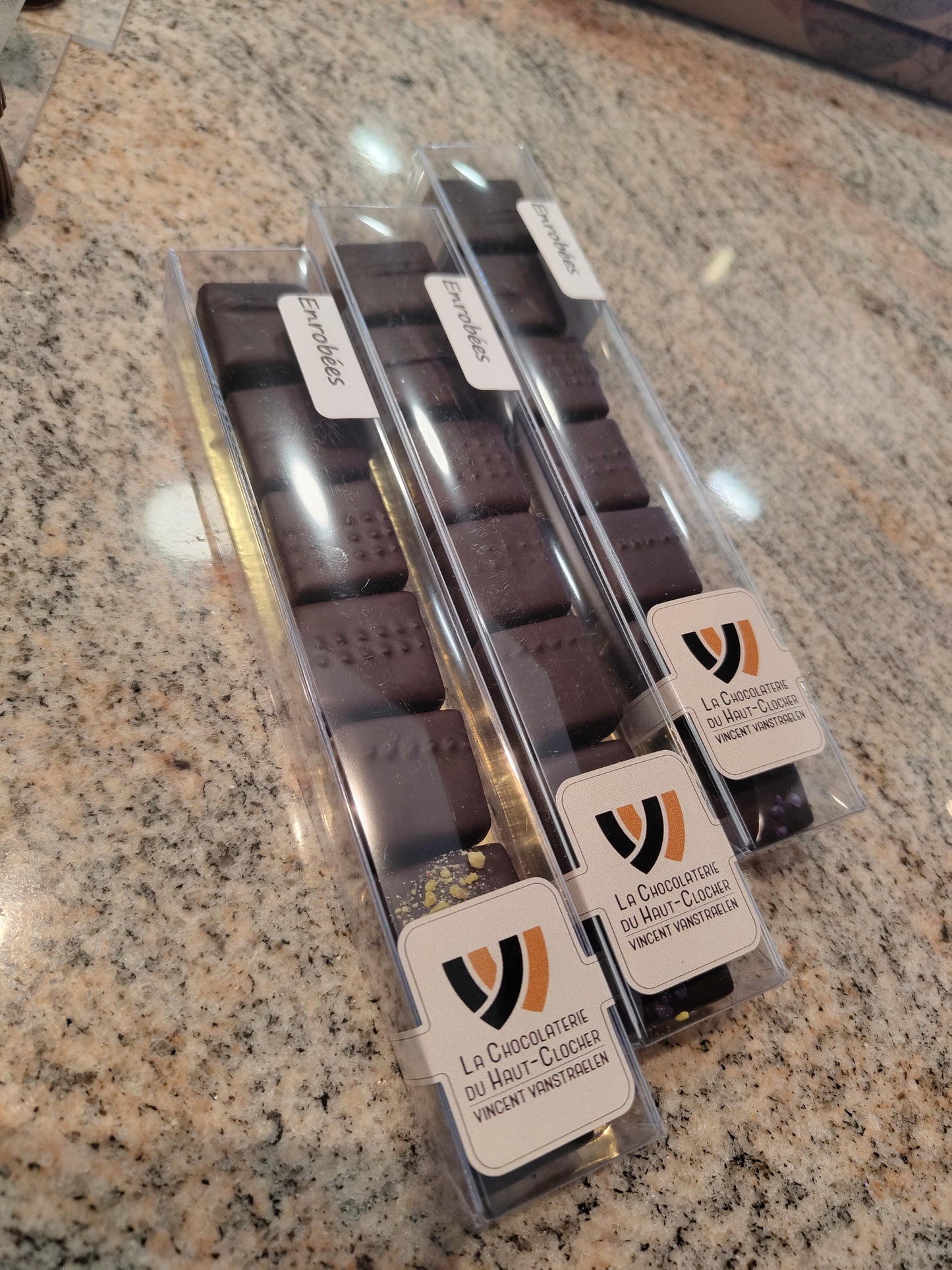 Réglette de 7 pralines assortiment